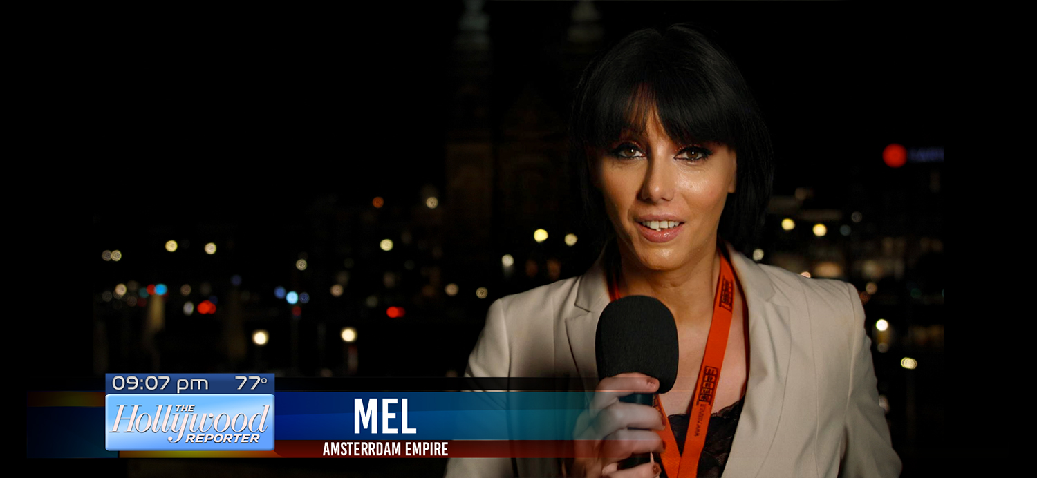 Mel live voor Hollywood reporter