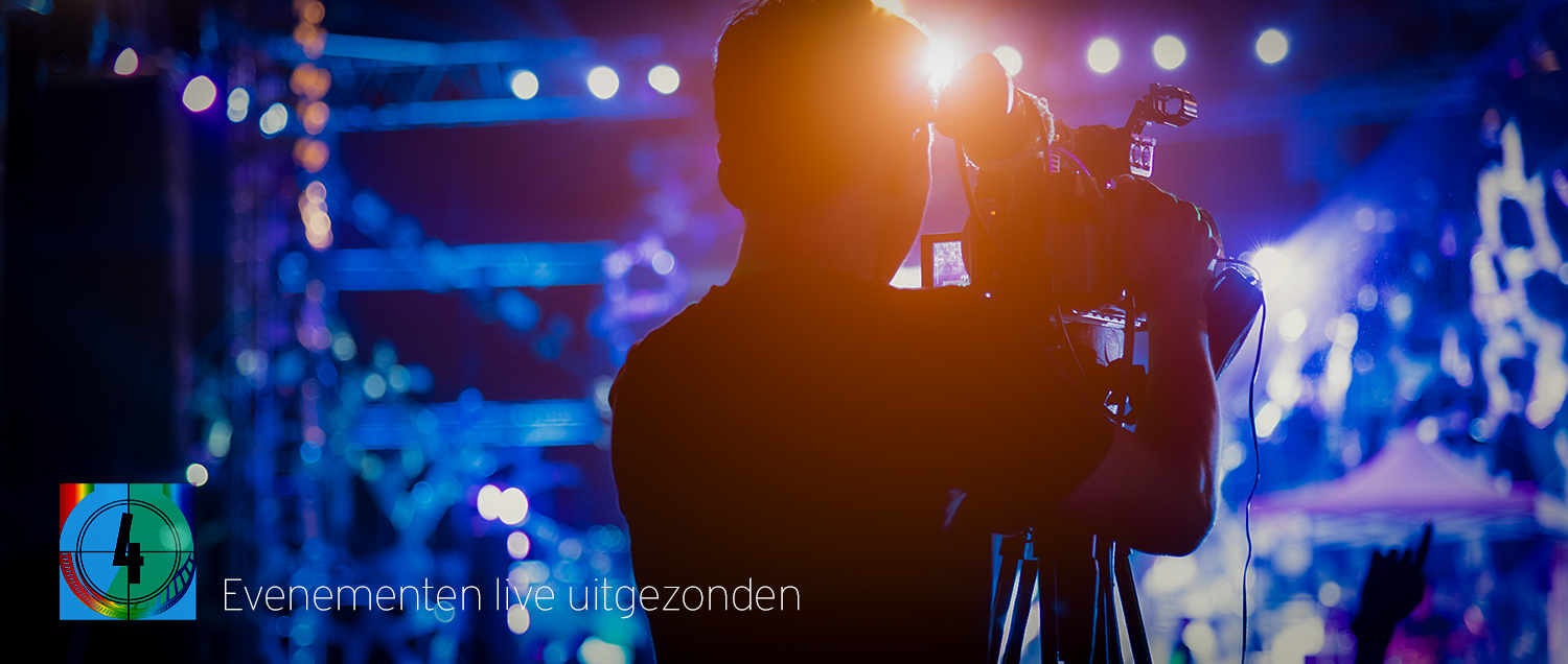 Live uitzending van een live muziek event