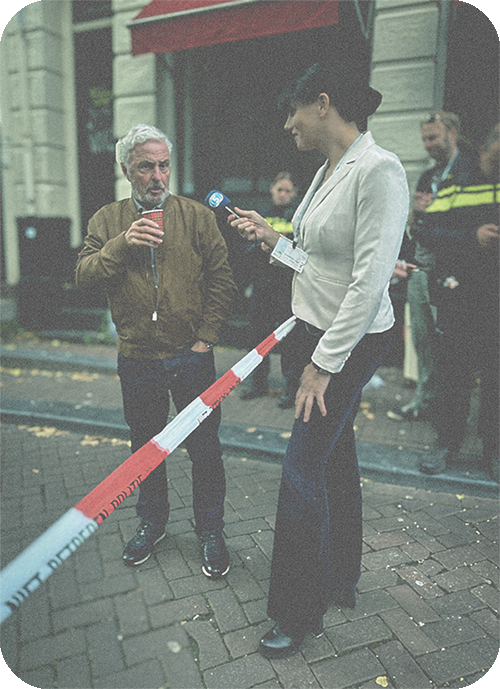 Reporter Mel intervieuwt Acteur Huub Stapel 